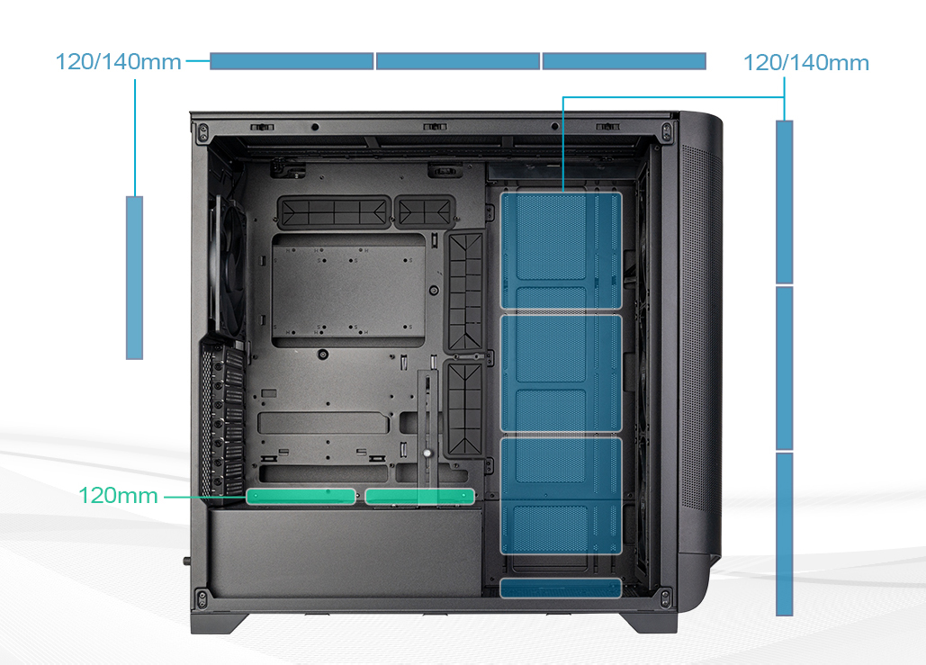 Excellent cooling capabilities - Fan