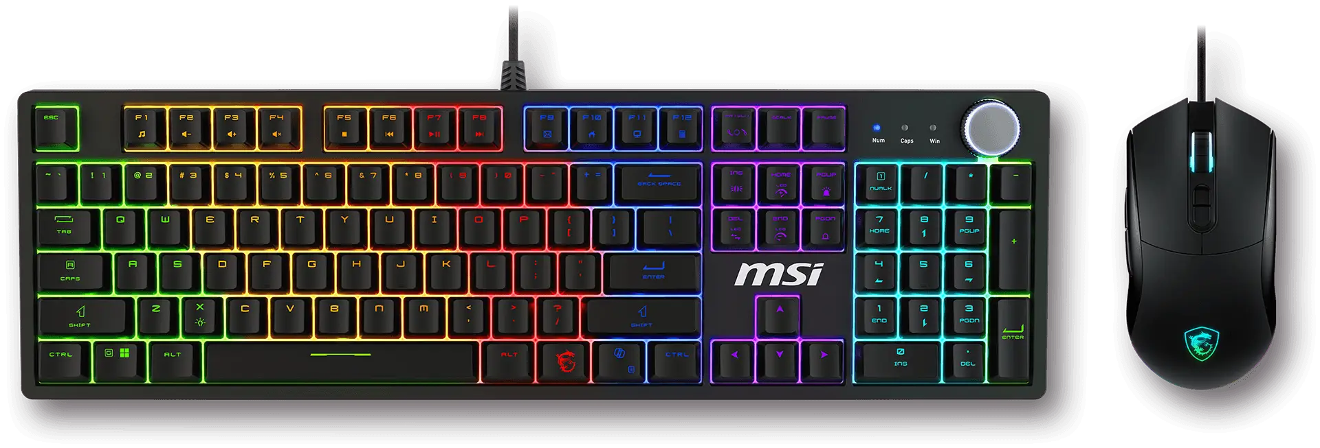 MSI Forge GK110 & GM320 Combo - Gaming Keyboard & Mouse Set
