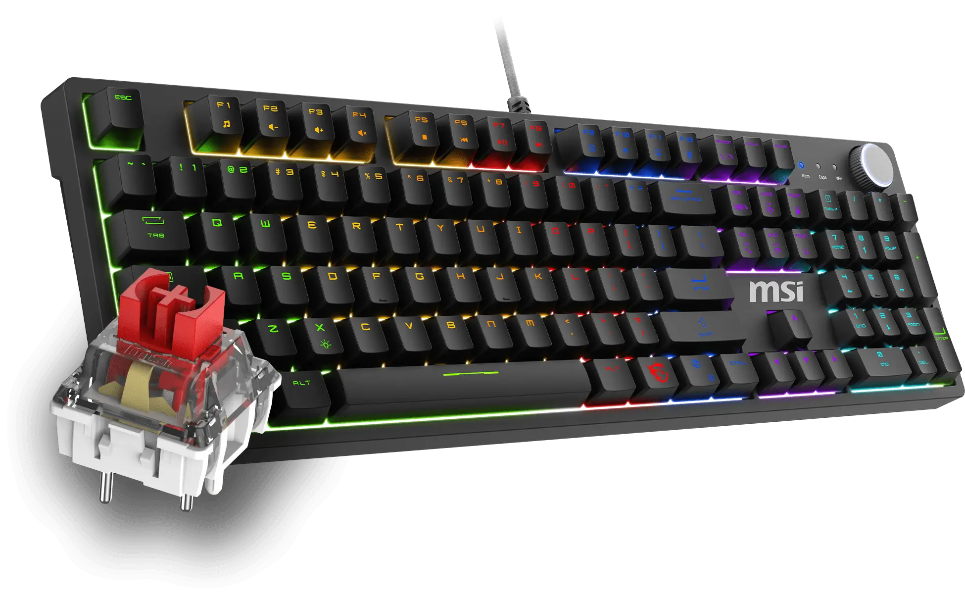 MSI Forge GK110 & GM320 Combo - Gaming Keyboard & Mouse Set