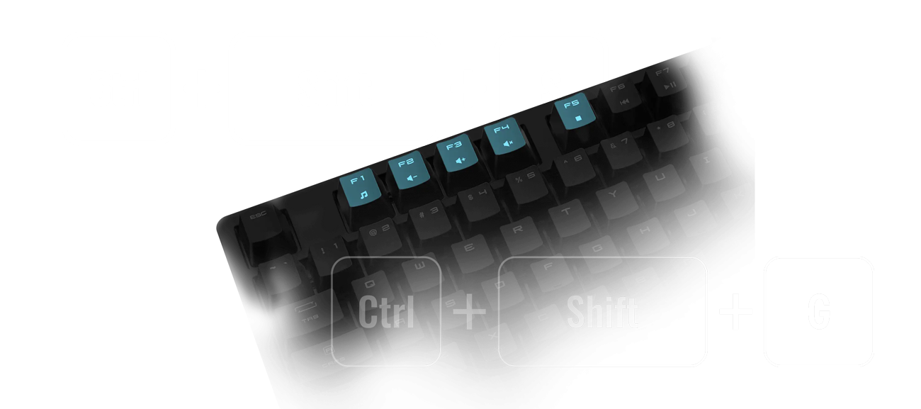 MSI Forge GK110 & GM320 Combo - Gaming Keyboard & Mouse Set