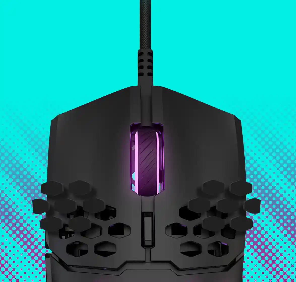 Cooler Master MM712 Hybrid Ultra Light RGB Wireless Gaming Mouse - Black