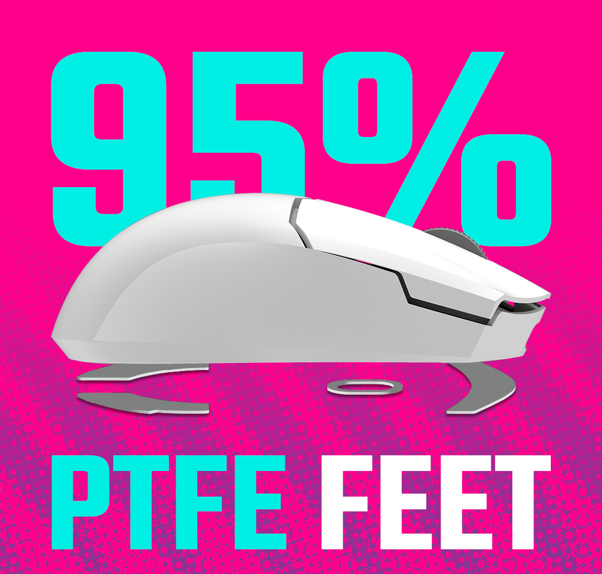 GLIDE LIKE A PRO SKATER WITH PTFE FEET