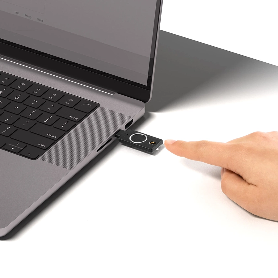 Yubico YubiKey Bio C (FIDO Edition) USB-C Multi-Factor Authentication (MFA) Security Key and Passkey
