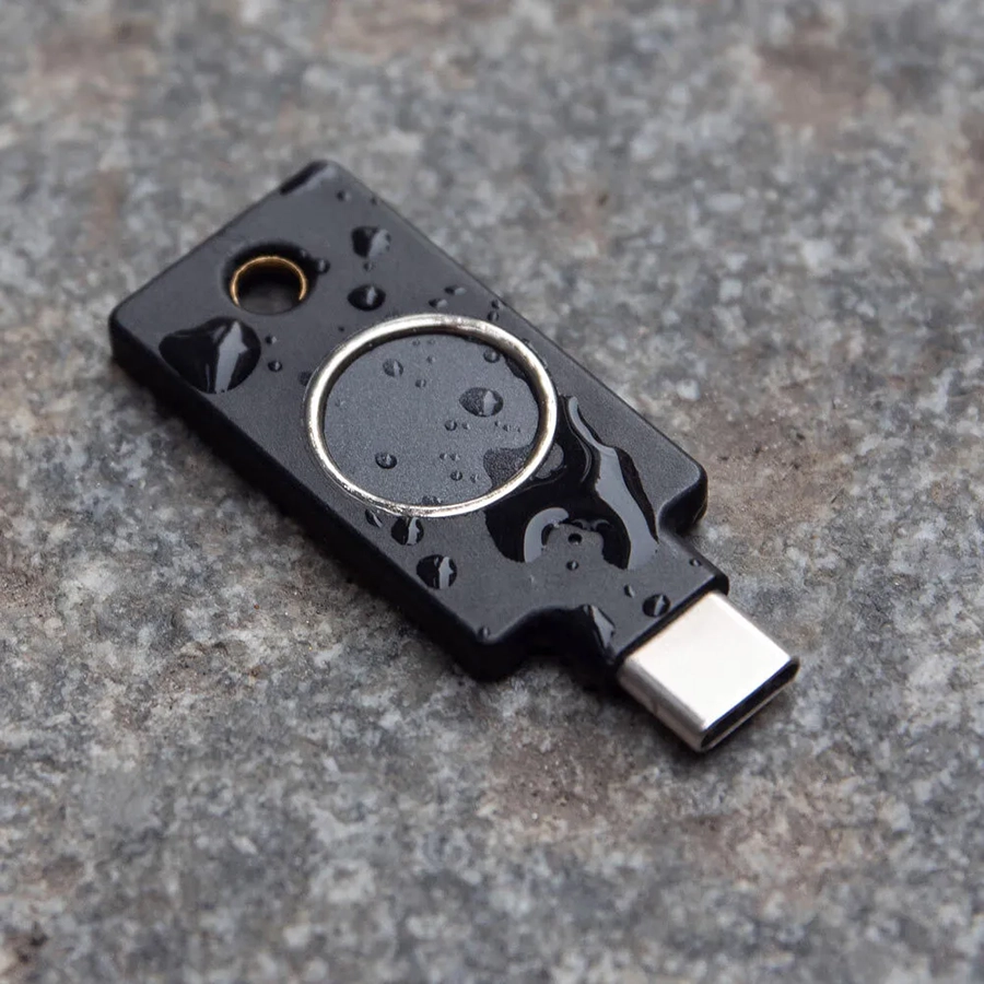 Yubico YubiKey Bio C (FIDO Edition) USB-C Multi-Factor Authentication (MFA) Security Key and Passkey