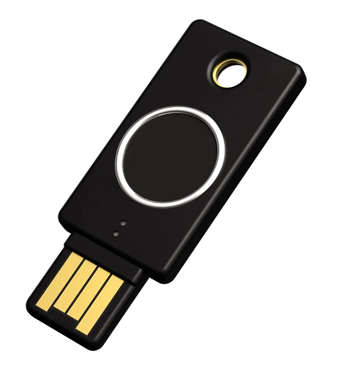 YubiKey Bio Series - FIDO Edition USB-A Multi-Factor Authentication MFA Security Key and Passkey
