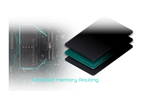 Shielded Memory Routing