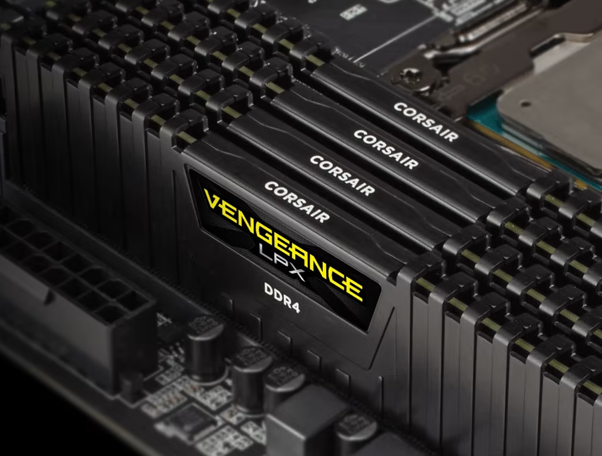 Corsair Vengeance LPX 16GB (2 x 8GB) 288-pin DIMM DDR4 3600 MHz CL16 Black  Memory (CMK16GX4M2D3600C16) - Bleepbox