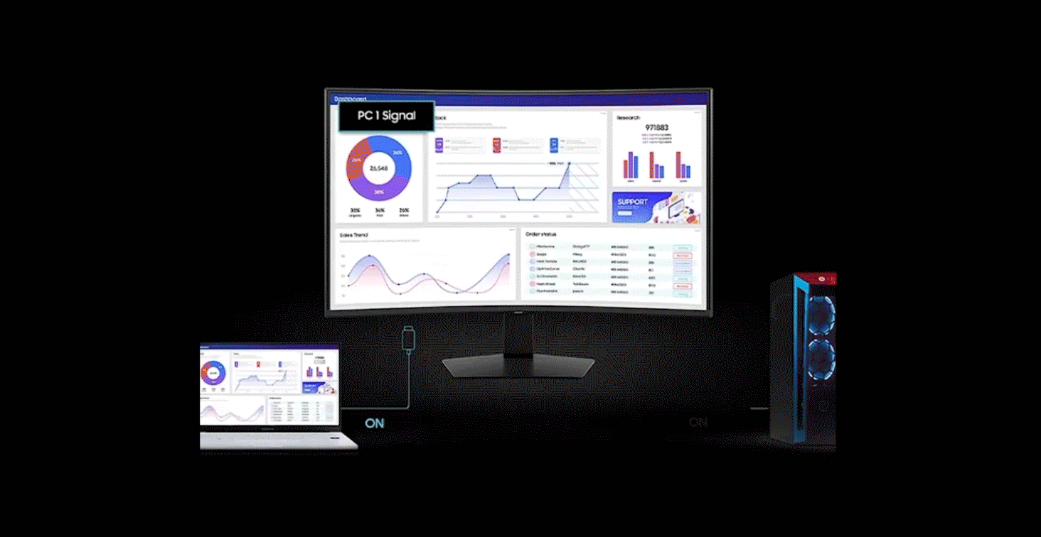 SAMSUNG Odyssey G75F LS37FG75DENXZA Gaming Computer Monitor