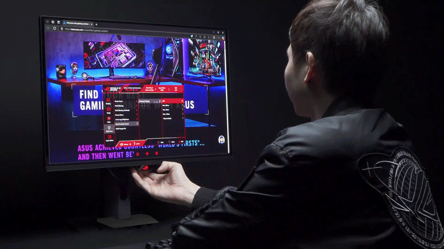 ASUS ROG Swift OLED PG27AQWP-W gaming monitor