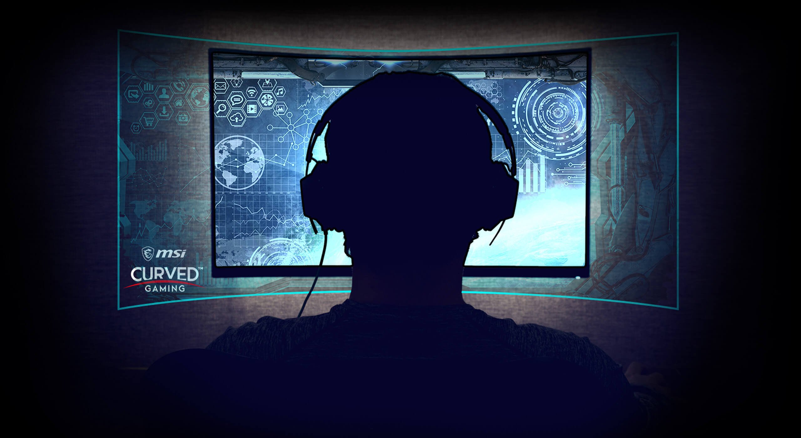 CURVED FOR YOUR VIEWING PLEASURE