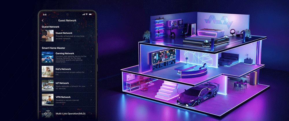 ASUS ROG Strix GS-BE12000 WiFi 7 Tri-band Router