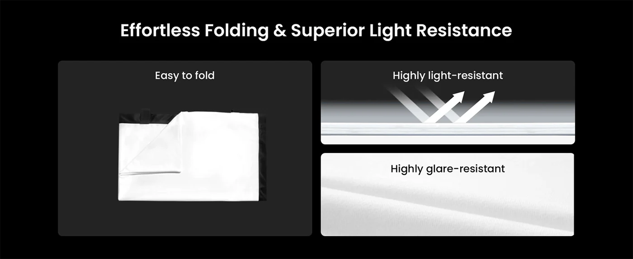 JMGO 100 inch-Portable-Projector Screen