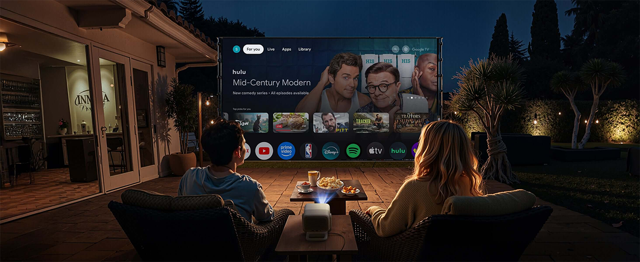 JMGO 100 inch-Portable-Projector Screen