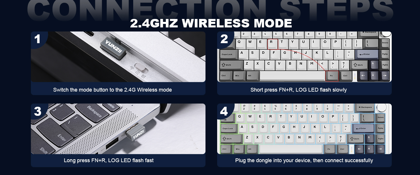 2.4G Wireless Connection Steps