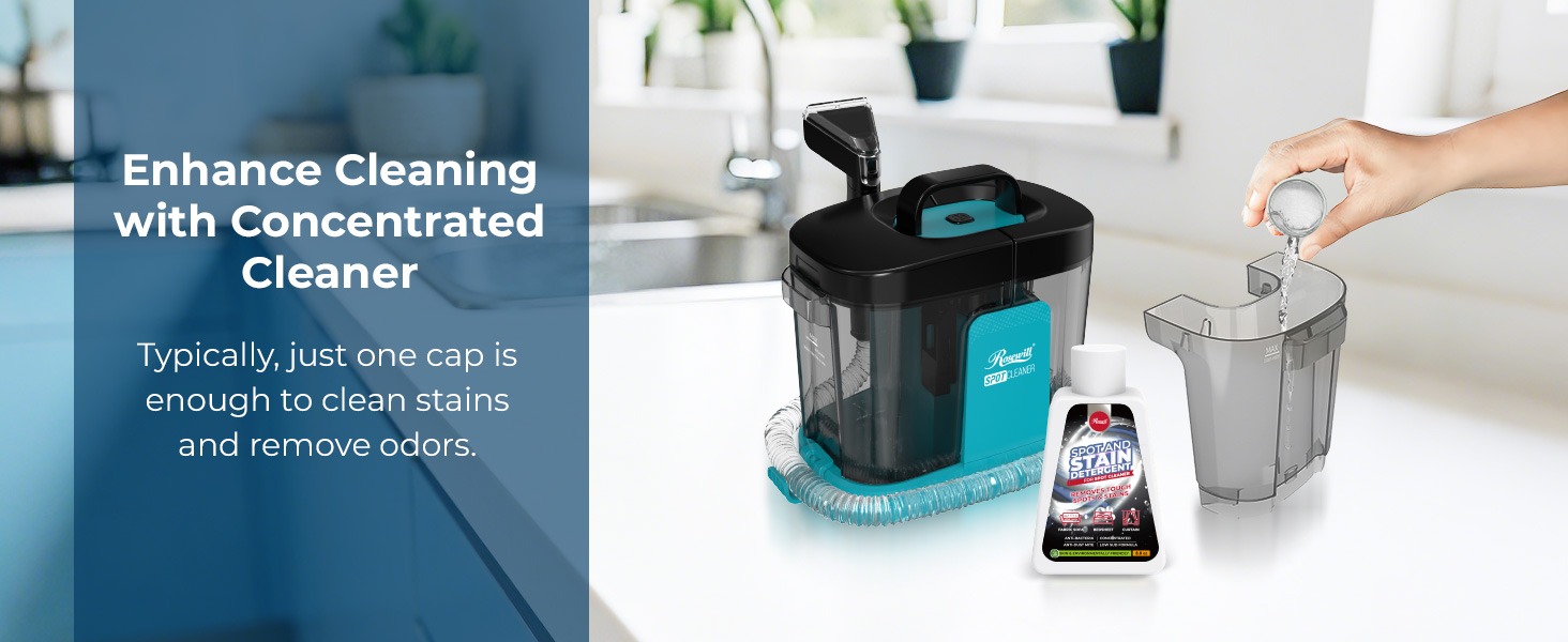 Rosewill Multi-Purpose Portable Carpet and Upholstery Spot Cleaner - Teal