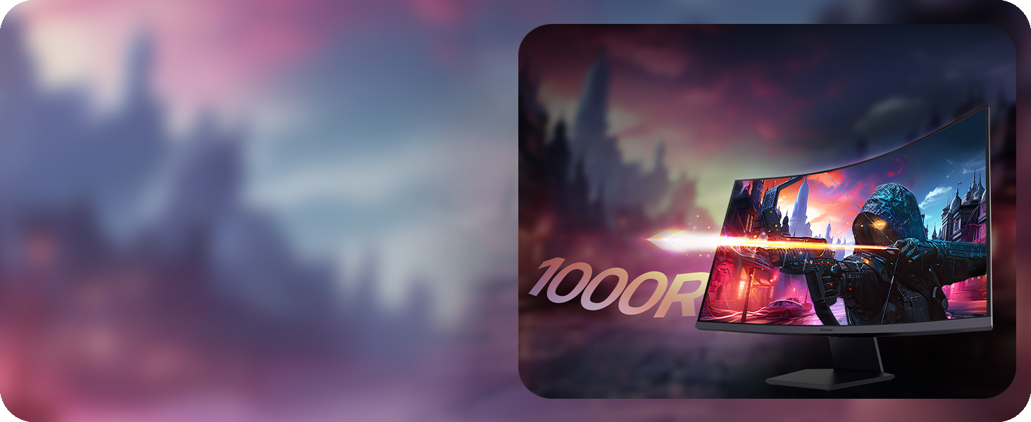 LG UltraGear 32GS60QC-B Curved Gaming Computer Monitor