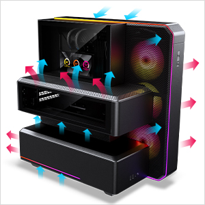 Phanteks EX5 MAX ATX Multi-Chamber PC Case