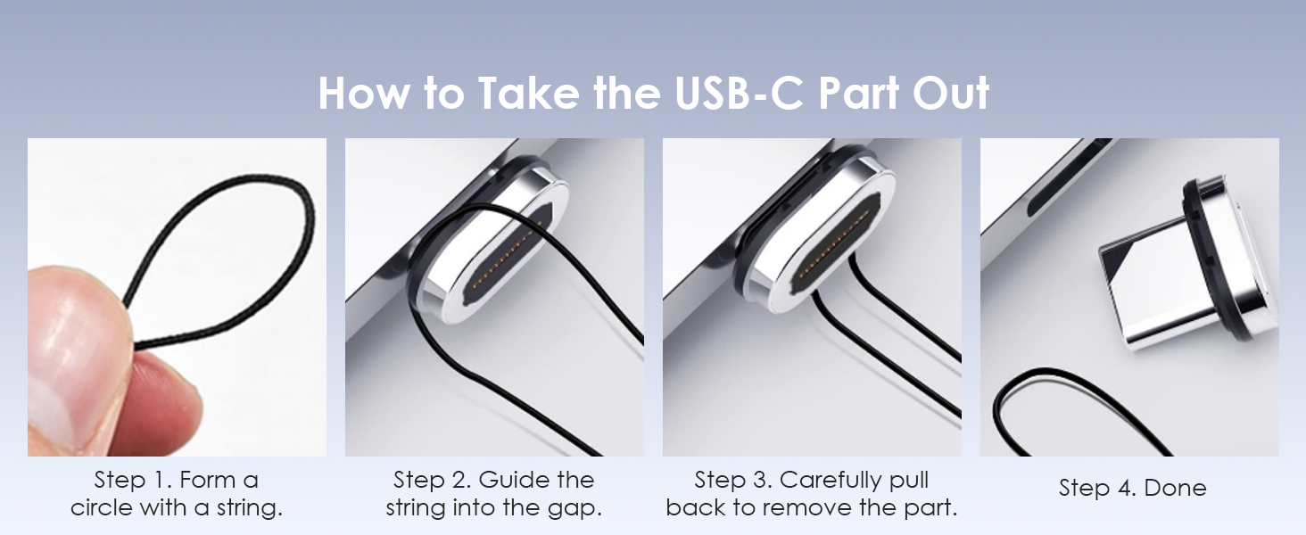 How to Take the USB-C Part Out