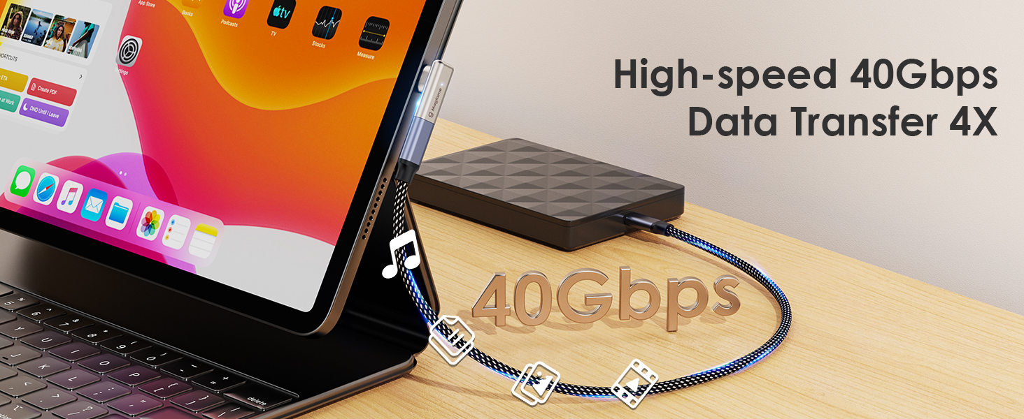 High-speed 40Gbps Data Transfer 4X