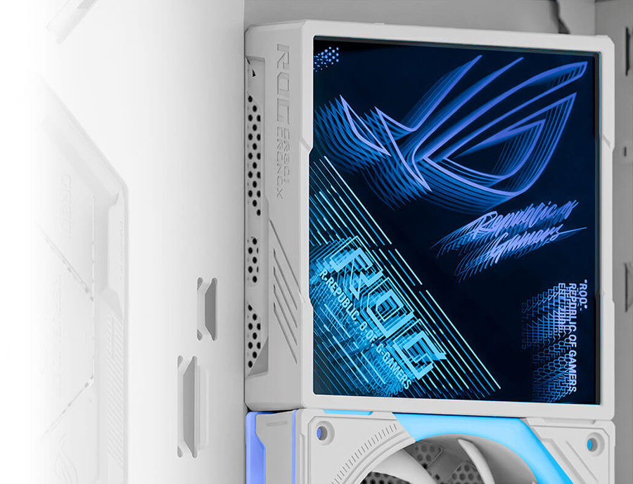 ASUS ROG Cronox ARGB Gaming PC Case - White
