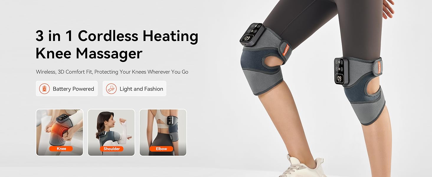 IKEEPFIT KPF-Knee09 Cordless Knee Massager