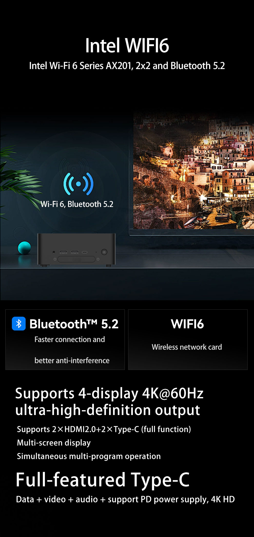 i7-1260P mini pc