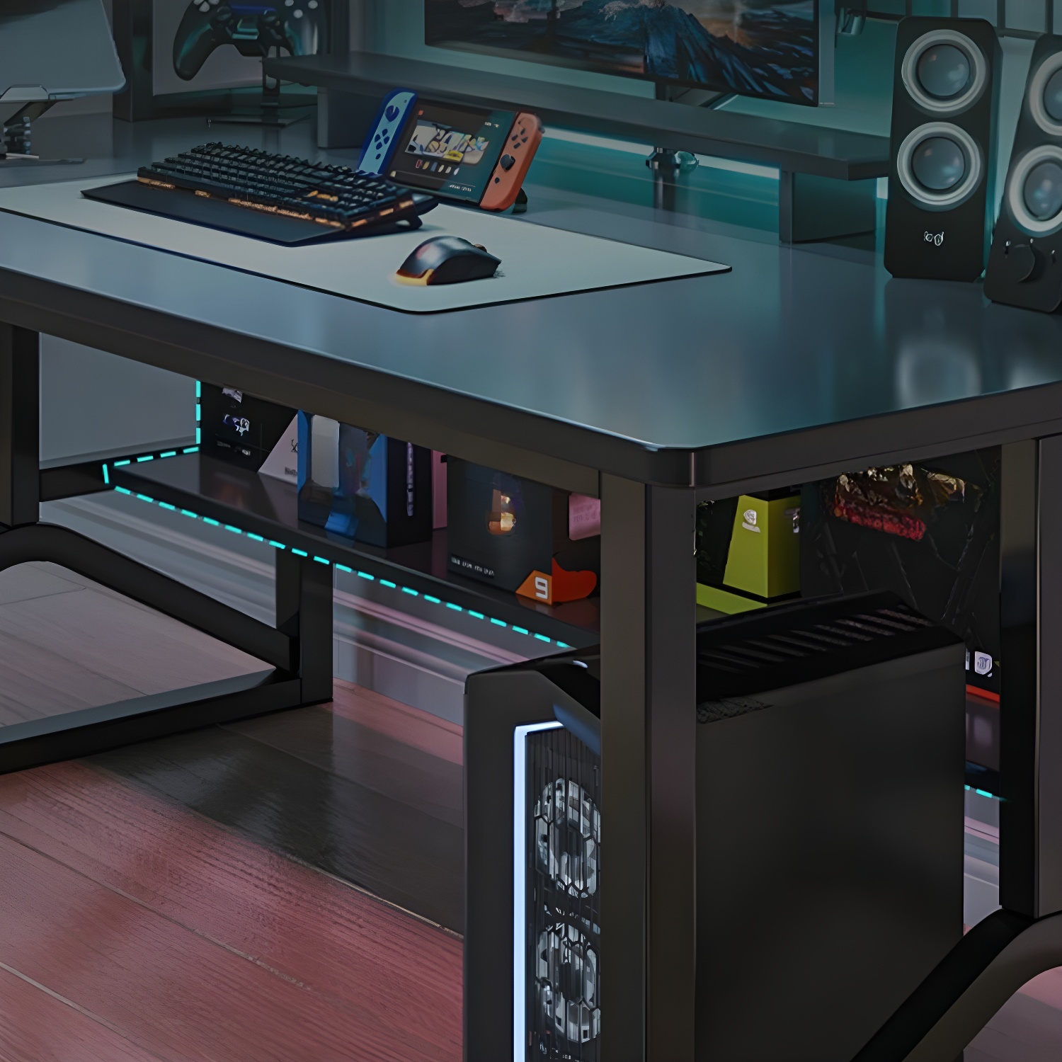 Horizontal plate storage