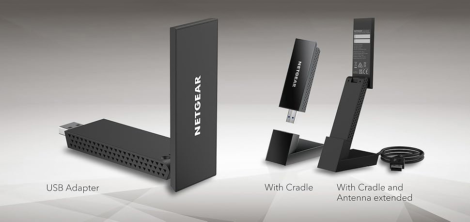 Netgear Nighthawk A8000-100PAS AXE3000 WiFi 6E USB 3.0 Adapter,