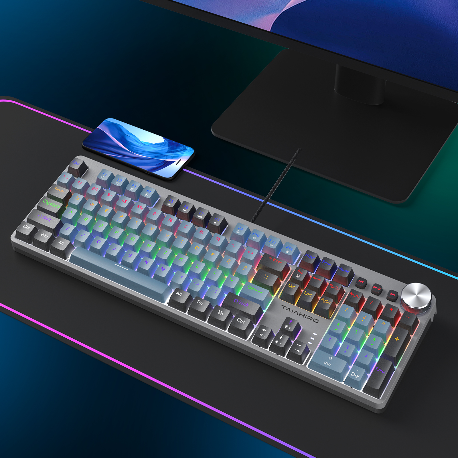 013-BK1906 Mechanical Keyboard-Black