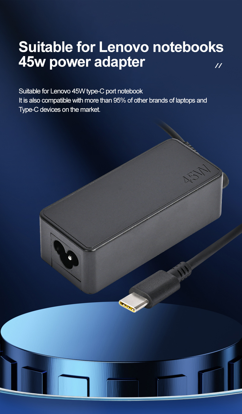 Dgkeyh Suitable for Lenovo HP Asus Acer Dell and other 45W Type-C laptop charger Adapter