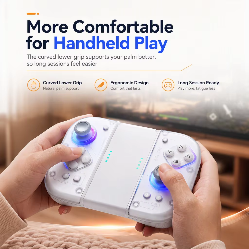 More Comfortable for Handheld Play