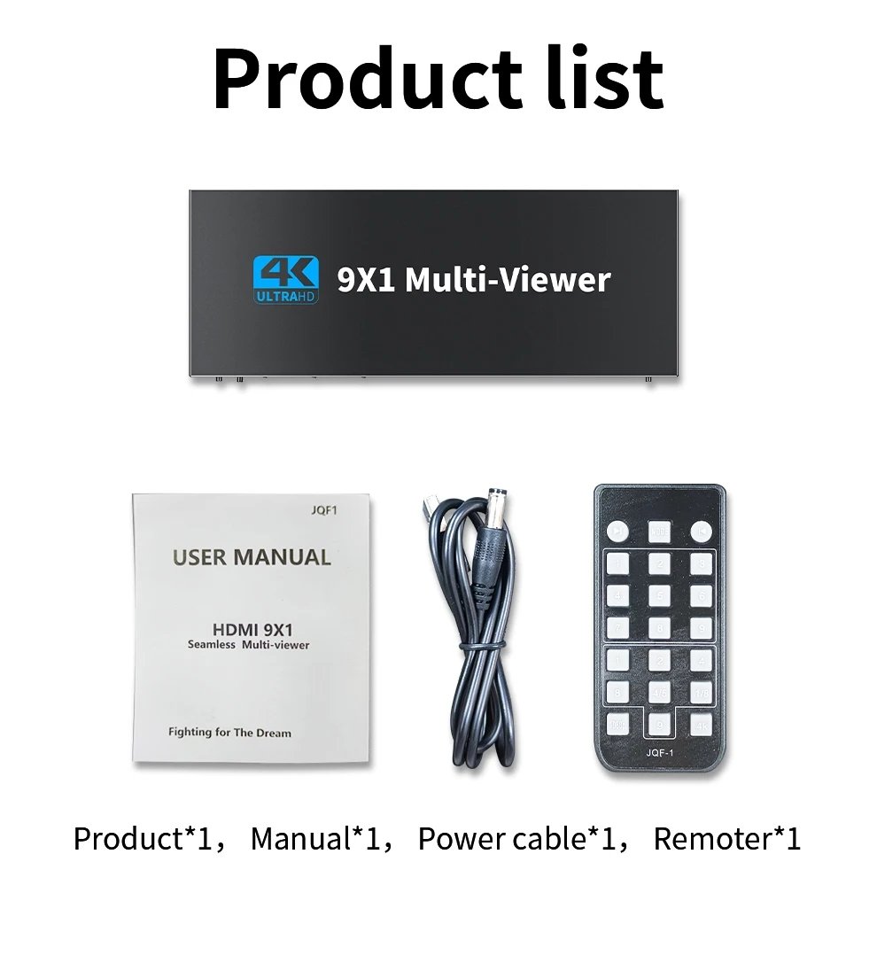 HDMI MultiViewer Switch 9x1