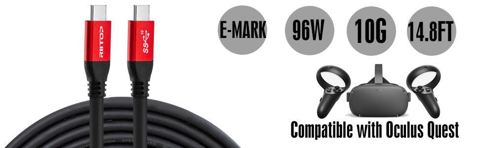 USB C to C Cable 10Gbps