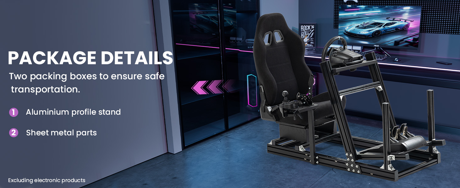 8040 Aluminium Profile Racing Simulator Cockpit