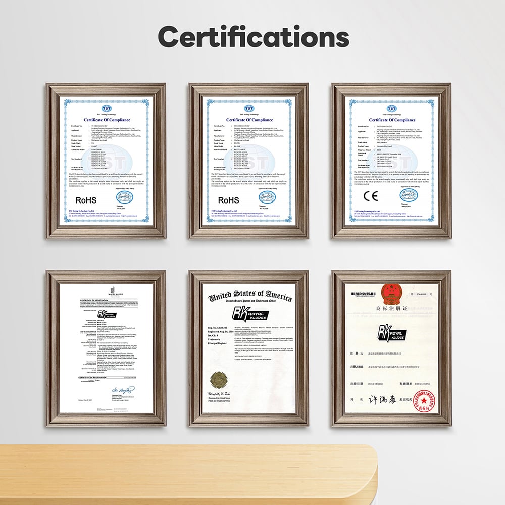 Certifications