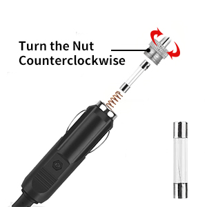 Spare fuses for peace of mind to replace