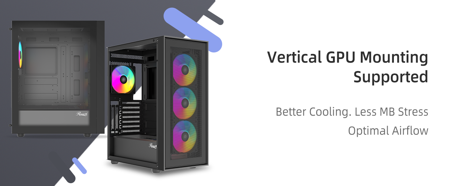 Vertical GPU Mounting Supported