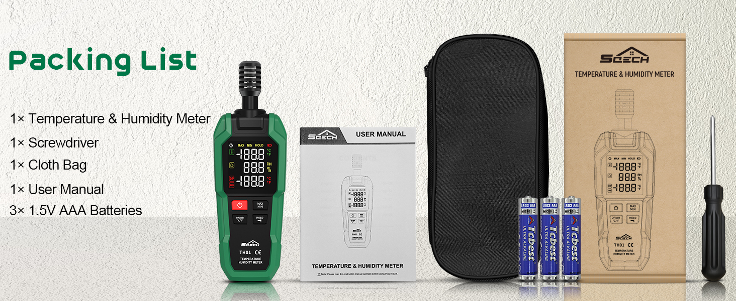 humidity and temperature meter