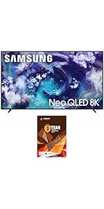 Samsung QN65QN900F Smart TV with 3 Year Amber Protection and Screen Cleaner