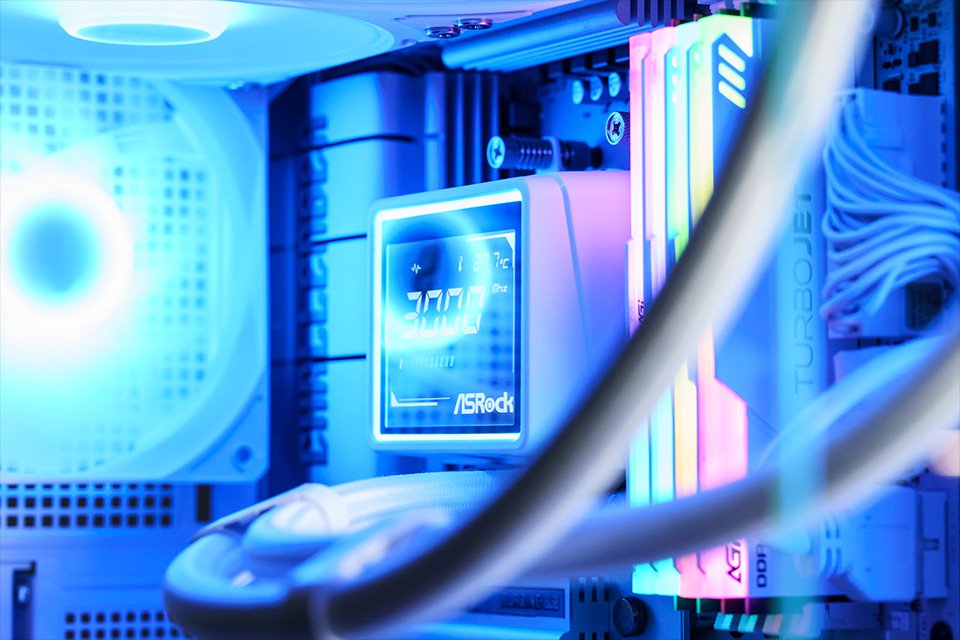 ASRock Challenger White 240 Digital AIO Liquid Cooler