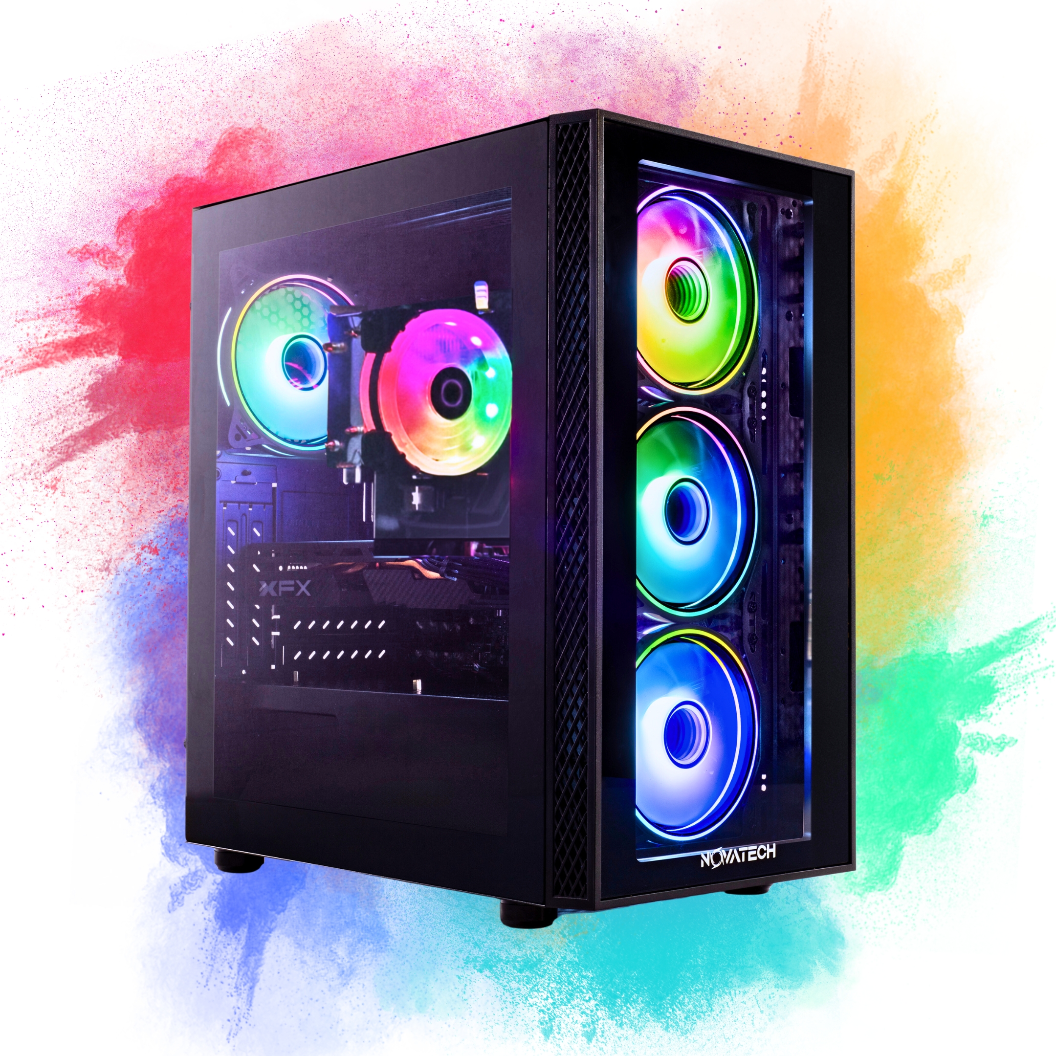 Novatech Phantom - Gaming PC Computer Desktop - RX 580 8GB - Intel i7 ...