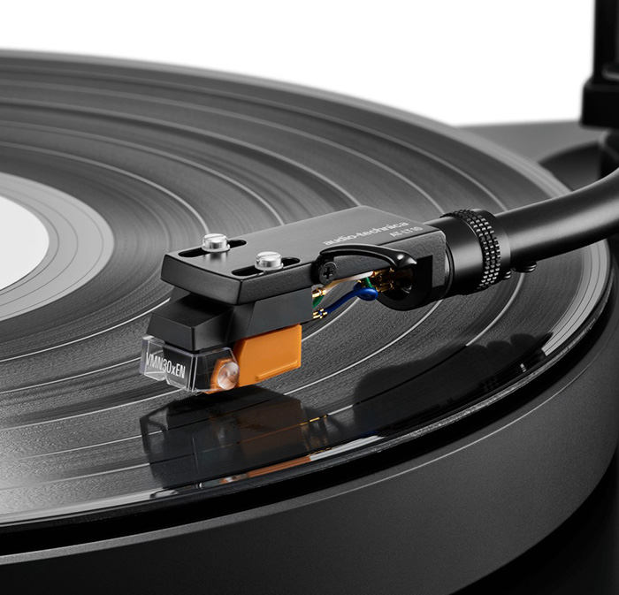 Audio Technica AT-VM530xEN Dual Moving Magnet Phono Cartridge with Nude Elliptical Stylus Orange/Black
