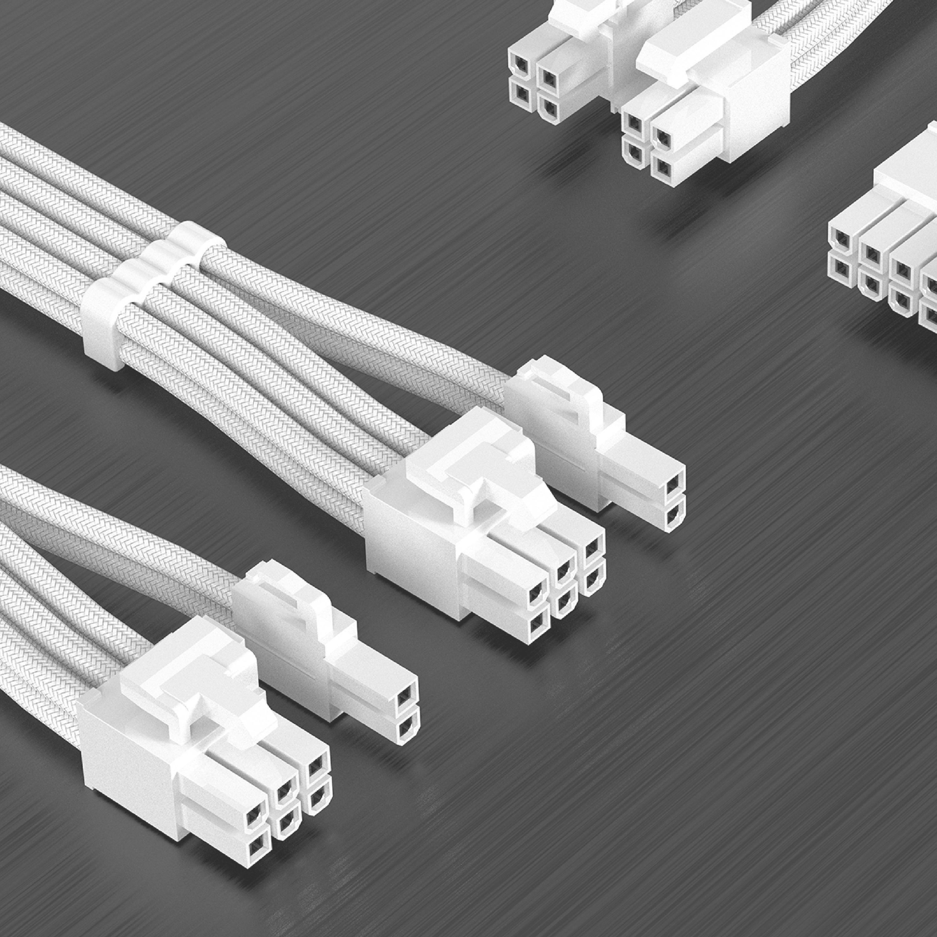 Cable Extension Sleeved Custom Mod GPU PC Power Supply Soft Nylon Braided