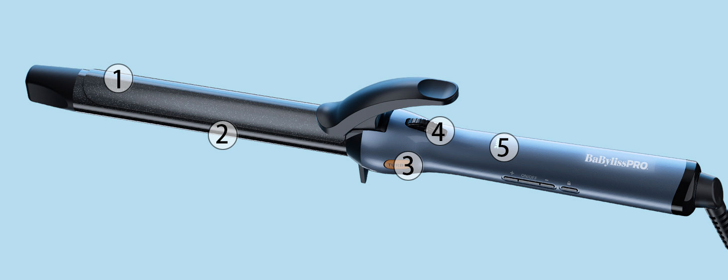 BaBylissPRO The PrecisionGrip Curling Iron