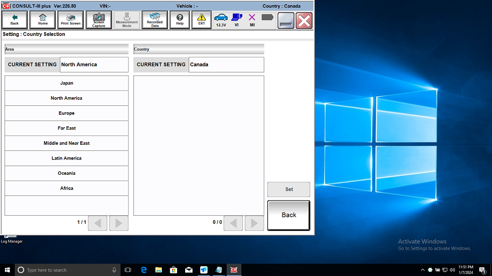 Nissan Consult 3 Plus V226 Software Display1