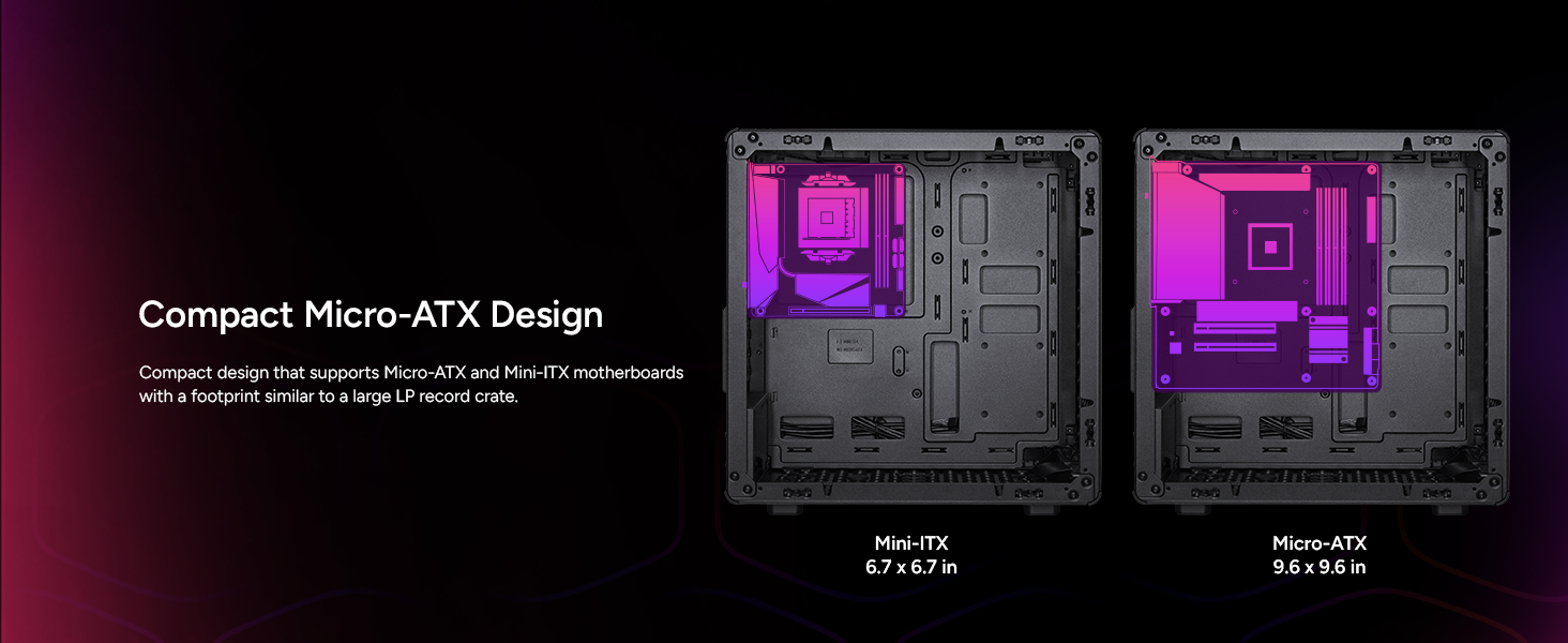 Cooler Master Q300L V3 Micro-ATX PC Case