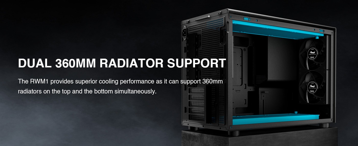 Rosewill RWM1 Micro ATX Gaming PC Case