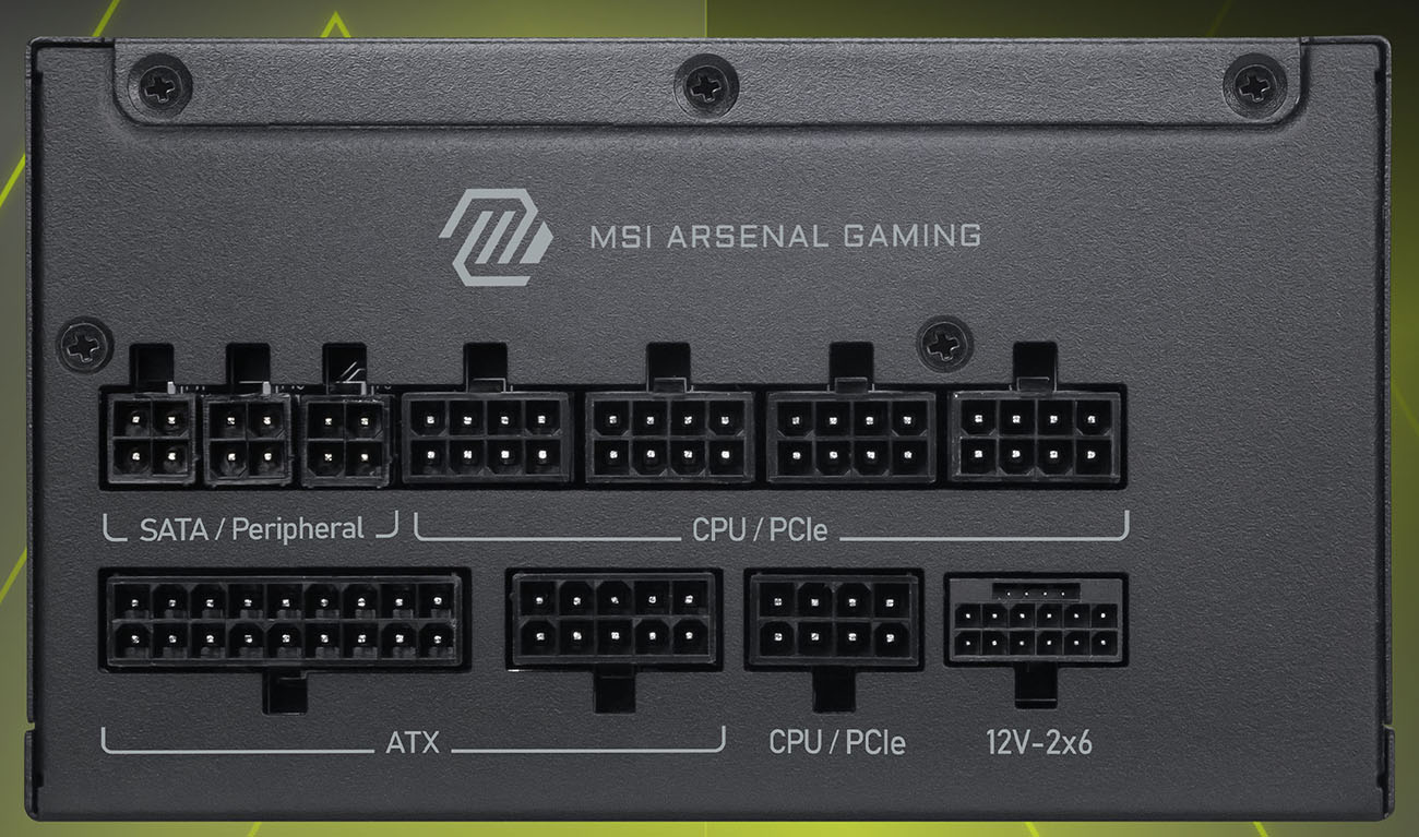 MSI MAG A1200PLS PCIE5 Fully Modular Gaming 1200W Power Supply