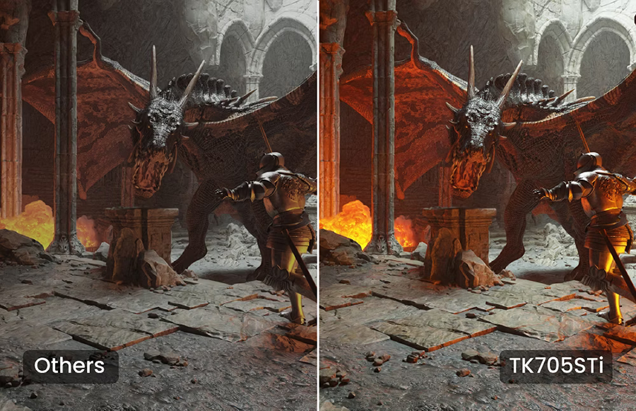 BenQ TK705STI 3000-Lumen UHD 4K Short-Throw LED DLP Smart Home Entertainment Projector