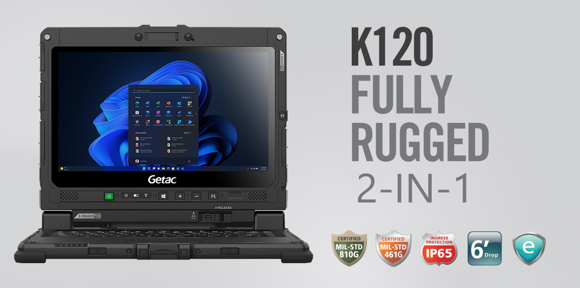 Getac K120 Fully Rugged 2-in-1